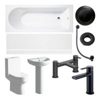 Laurus Full Suite & Bath with Black Finishes