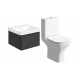 Furniture Pack DIFTP5678 Cosmos 500mm Basin Unit & Rimless Close Coupled WC Pack - Matt Black Furniture Pack DIFTP5678 Cosmos 500mm Basin Unit & Rimless Close Coupled WC Pack - Matt Black