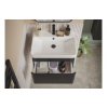 Cosmos 500mm Basin Unit & Rimless Close Coupled WC Pack - Matt Black