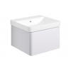 Cosmos 500mm Basin Unit & Rimless Close Coupled WC Pack - Matt White