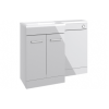 Venosa 1000mm Furniture & BTW WC Pack - Grey Gloss (LH)
