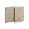 Venosa 1000mm Furniture & BTW WC Pack - Oak (RH)
