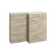 Venosa 1000mm Furniture & BTW WC Pack - Oak (RH) Venosa 1000mm Furniture & BTW WC Pack - Oak (RH)