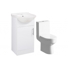 Vista 450mm Vanity & C/C Toilet Pack