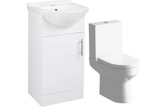 Vista 450mm Vanity & C/C Toilet Pack Vista 450mm Vanity & C/C Toilet Pack