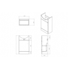 Vista 450mm Vanity & C/C Toilet Pack