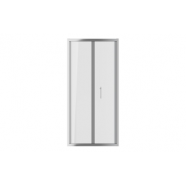 Classix 700mm x 6mm Glass Bi-fold Door - Chrome