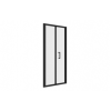 Classix 760mm x 6mm Glass Bi-fold Door - Matt Black