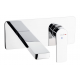 Bathroom Basin/Bath Wall Mixers Chrome - Ebzone