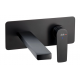 Bathroom Basin/Bath Wall Mixers Black - Ebzone