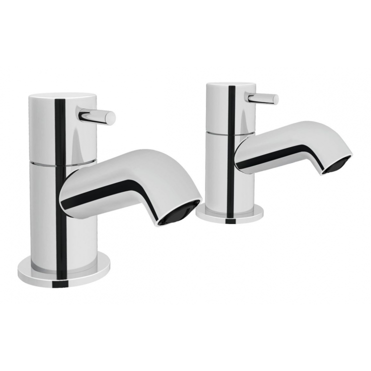 VitrA Minimax S Bath Pillar Taps- Chrome