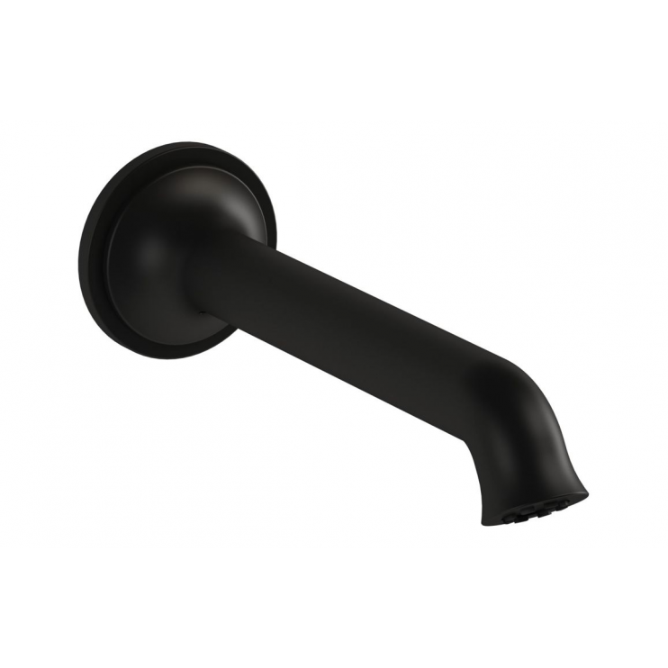 VitrA Origin Classic Wall Mounted Bath Spout - Matt Black