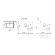 VitrA Nuo 500x440mm 1TH Countertop Basin w/Overflow - White