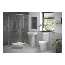 Full Shower Room Suite w/900mm 2 Door Easy-Fit Quadrant & Tray