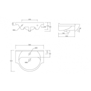 Vista Full Bathroom Vanity Suite with Bath