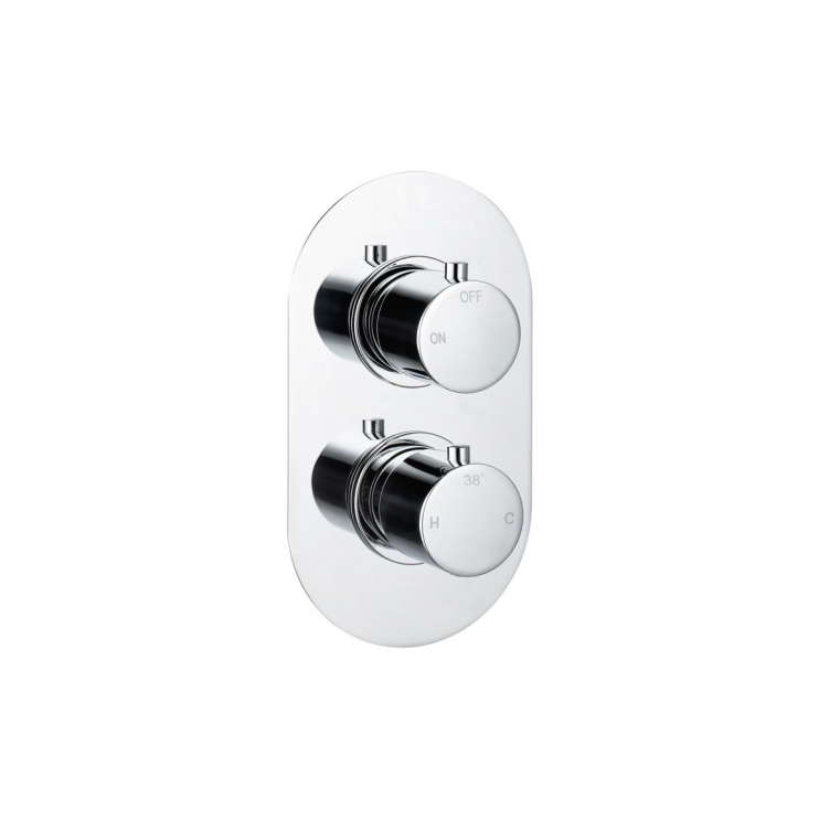 Aurora Round Shower Valve & Kit Pack 1 - Chrome