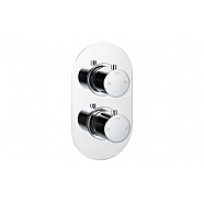 Aurora Round Shower Valve & Kit Pack 4 - Chrome