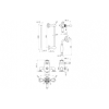 Berwick Concentric Single Outlet Shower Valve & Riser Kit Pack 1 - Chrome