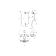 Berwick Concentric Single Outlet Shower Valve & Riser Kit Pack 1 - Chrome
