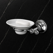 Origins Living Albany Soap Dispenser - Aged Brass/White ALB-113001-AB Bathroom Wall Fitting