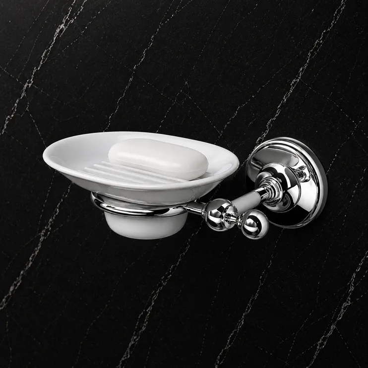Origins Living Albany Soap Dispenser - Aged Brass/White ALB-113001-AB Bathroom Wall Fitting