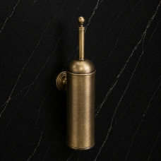 Origins Living Albany Toilet Brush - Aged Brass ALB-118020-AB Bathroom Wall Fitting
