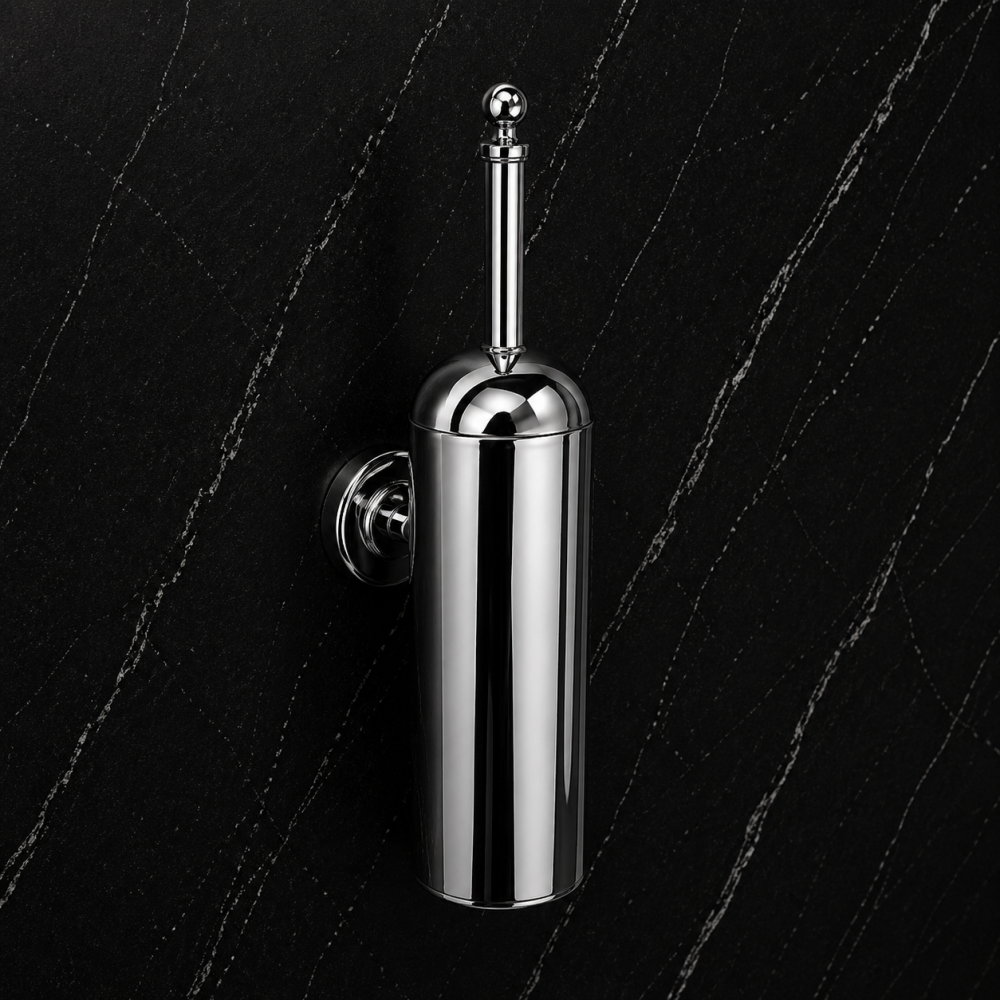 Origins Living Albany Bathroom Wall Fittings ALB-118020-CH Origins Living Albany Toilet Brush - Chrome ALB-118020-CH Bathroom Wall Fitting