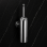 Origins Living Albany Toilet Brush - Chrome ALB-118020-CH Bathroom Wall Fitting