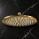 Abode Euphoria 225x225x8mm Circular Showerhead - Antique Brass