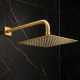 Showerheads Brushed Brass - Ebzone