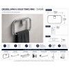 Origins Living Il Giglio Accessories A970-13 Origins Living Il Giglio Towel Ring - Chrome A970-13 Bathroom Accessory