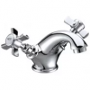 Traditional Bathroom Taps in Chrome DITS1288 Bordon Basin Mixer & Waste - Chrome