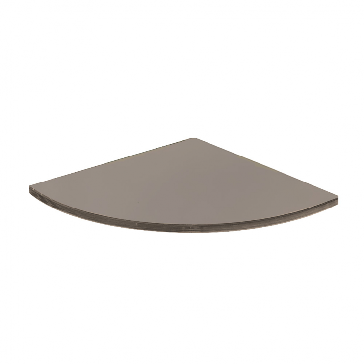 Origins Living Pier Corner Glass Shelf - Bronze B008707