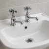 Traditional Bathroom Taps in Chrome DITS2042 Bordon Basin Taps - Chrome