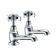 Traditional Bathroom Taps in Chrome DITS2042 Bordon Basin Taps - Chrome