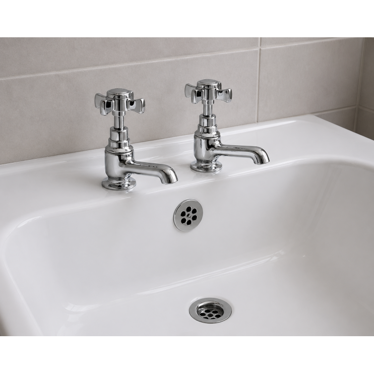 Bordon Bath Taps - Chrome