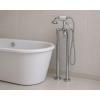 Traditional Bathroom Taps in Chrome DITB2230 Bordon Floor Standing Bath/Shower Mixer - Chrome
