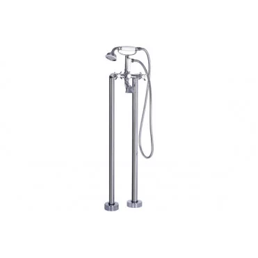 Traditional Bathroom Taps in Chrome DITB2230 Bordon Floor Standing Bath/Shower Mixer - Chrome