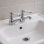 Millom Basin Pillar Taps - Chrome