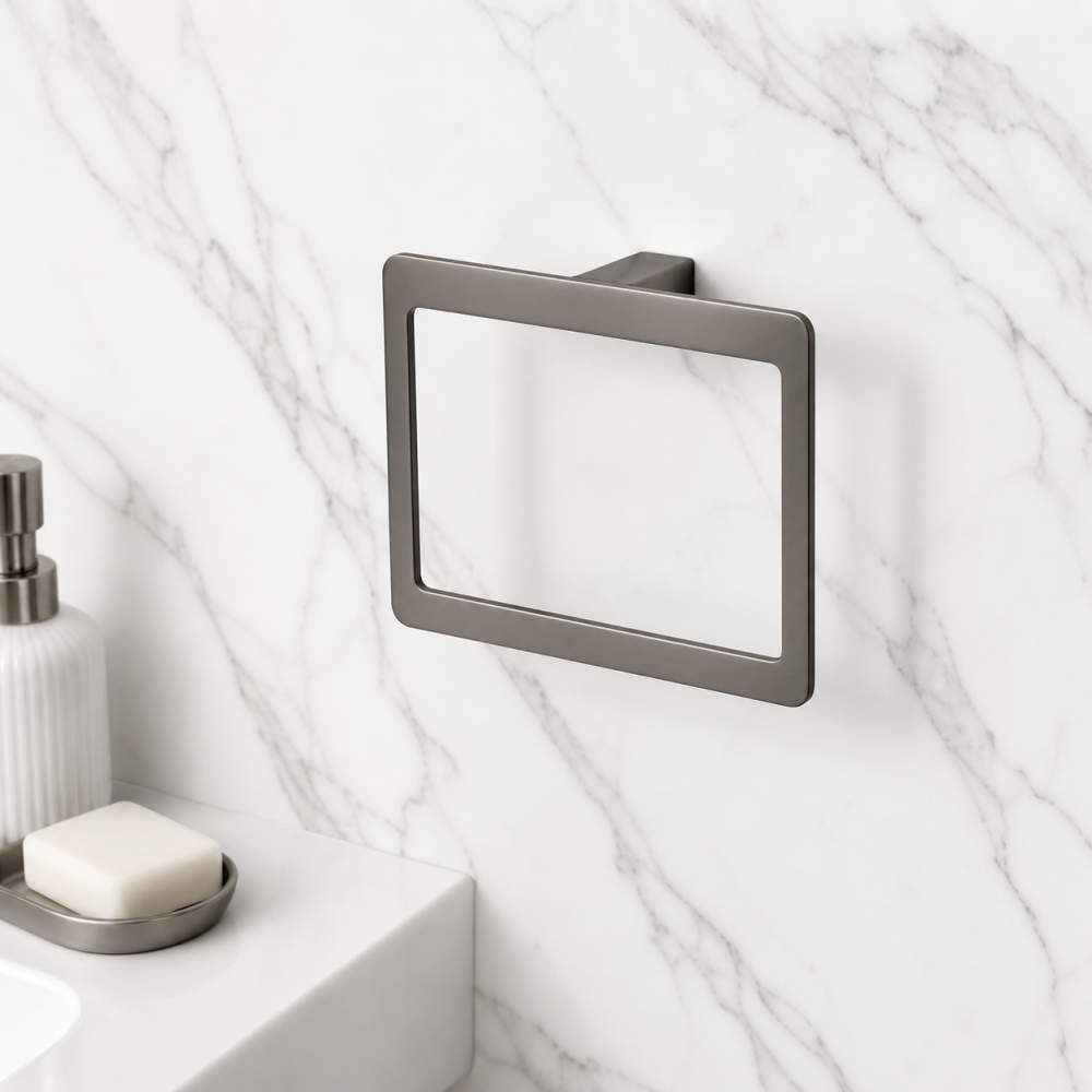 Pirenei in Gunmetal Accessories PI70-81 Origins Living Pirenei Towel Ring - Gunmetal PI70-81