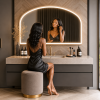 Mirrors Origins Living Brooklyn Mirror 75 Brushed Bronze - 75x90 B008158