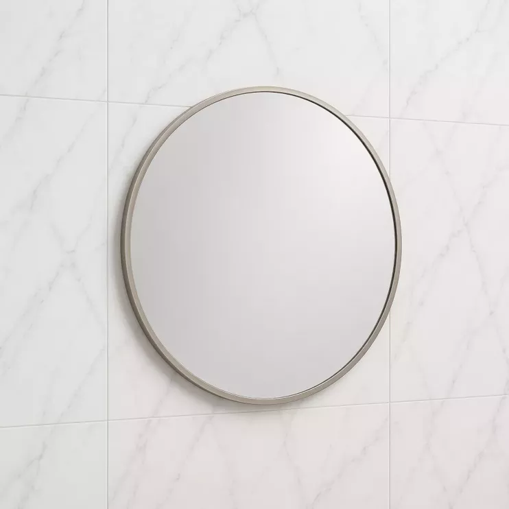 Origins Living Docklands Round Mirror 80cm Brushed Bronze DKL-00D080-BZ