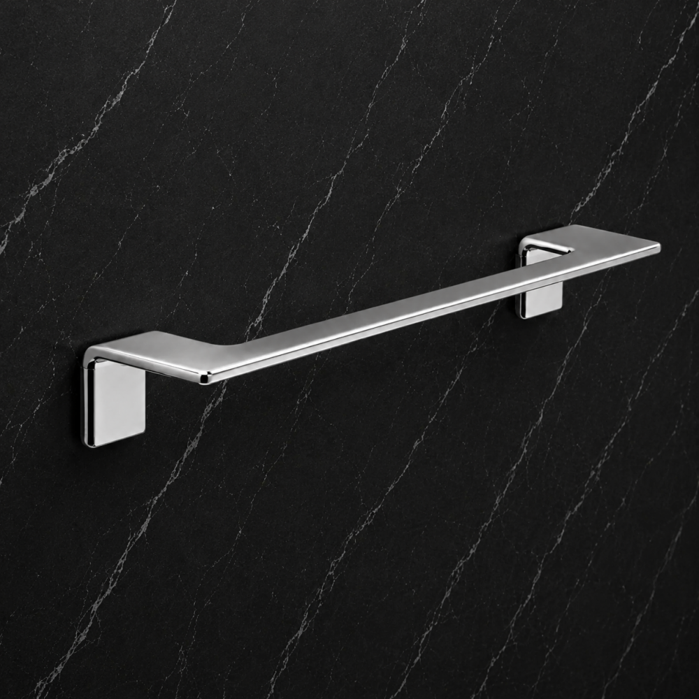 Wall mounted Bathroom Accessories Origin Living Edera Plus Toilet Roll Holder with Flap - Chrome EP25-13