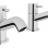 VitrA Minimax S Bath Pillar Taps- Chrome