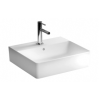 VitrA Nuo 500x440mm 1TH Countertop Basin w/Overflow - White