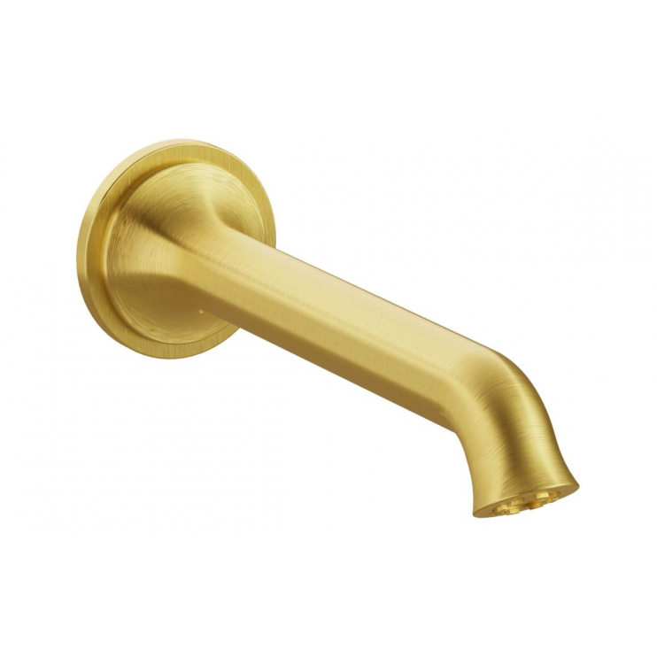 VitrA Origin Classic Wall Mounted Bath Spout - Brushed Gold VitrA Origin Classic Wall Mounted Bath Spout - Brushed Gold