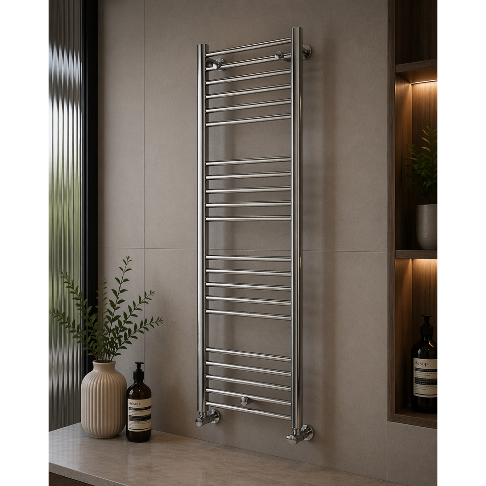 Grada Straight 30mm Ladder Radiator (600x1600x30mm) - Chrome