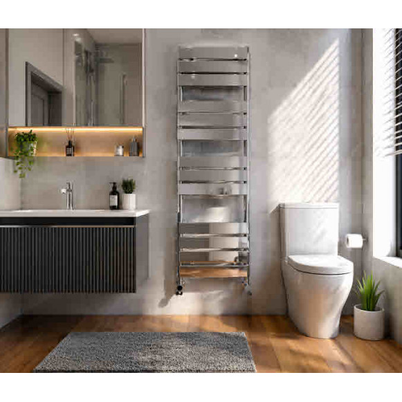 Trend Square Ladder Radiator (500x1500mm) - Chrome