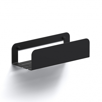 Shower Accessories Quick 185474 Origins Living Quick Deep Shower Shelf - Black 185474 Origins Living Bathroom Glass & Metal Shelving Origins Living Pier Shelf Brackets x2 - White 185948