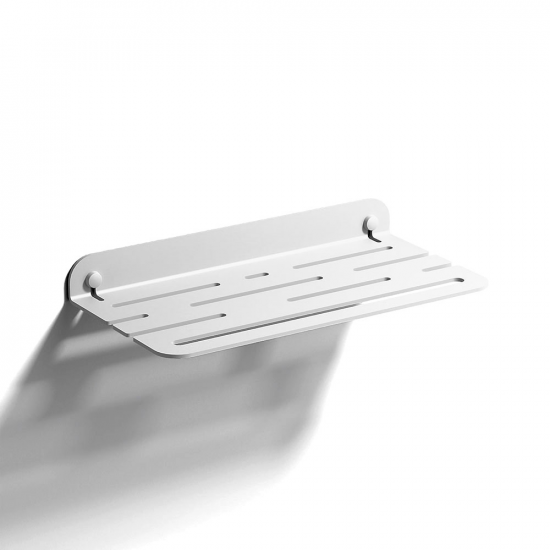 Origins Living Quick Open Shower Shelf - White 184910 from Ebzone Wall mounted Bathroom Accessories Outline Towel Rail/Grab Bar 55cm - Chrome 3221/55-13